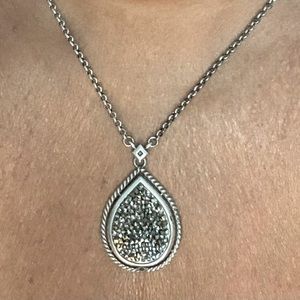 Brighton Vintage Marcasite REVERSIBLE necklace